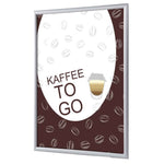Showdown® Displays Bilderwechselrahmen DIN A1 Kaffee To Go