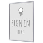 Showdown® Displays Bilderwechselrahmen DIN A1 Sign in here – Produktbild 3