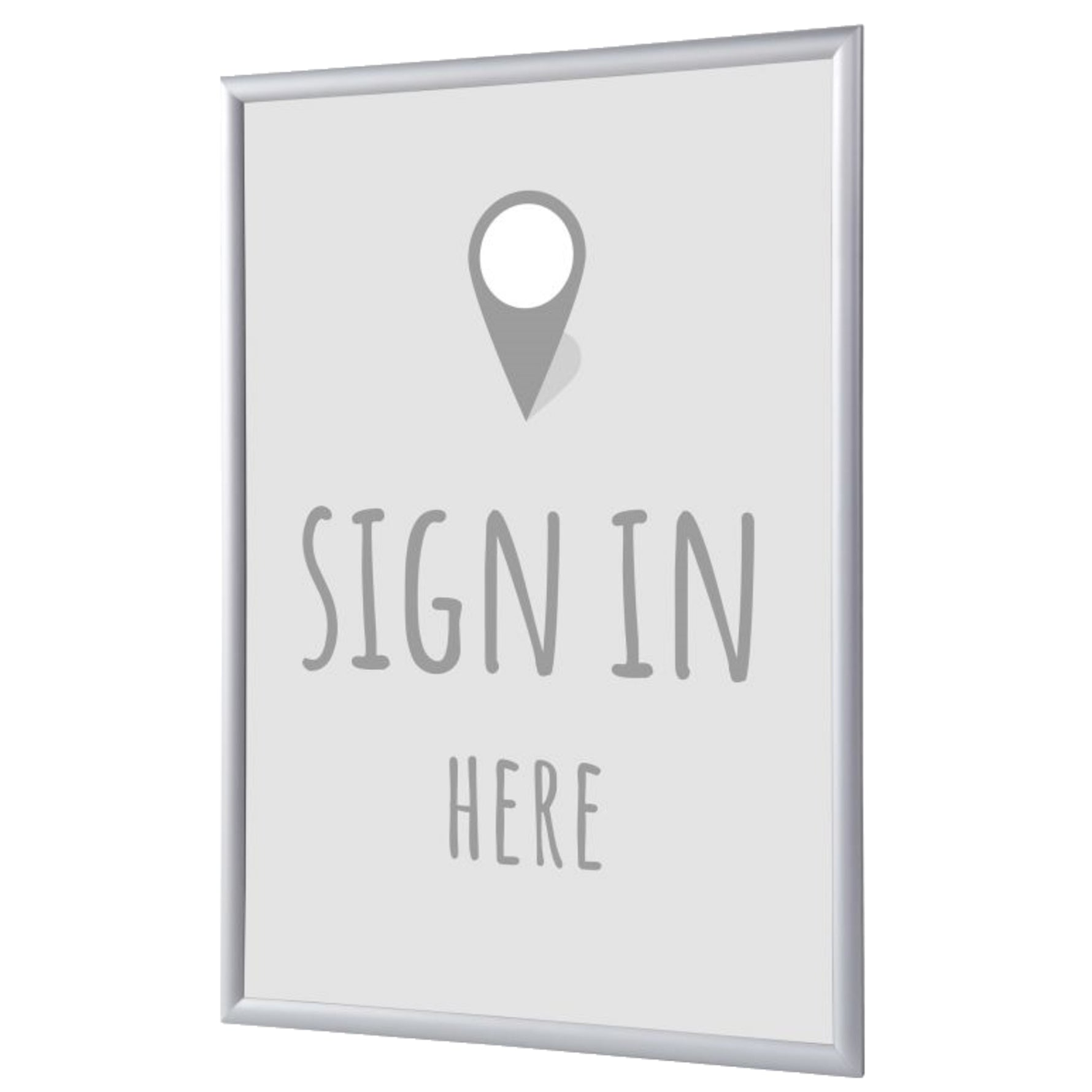 Showdown® Displays Bilderwechselrahmen DIN A1 Sign in here – Produktbild 3
