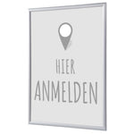 Showdown® Displays Bilderwechselrahmen DIN A1 Hier Anmelden – Produktbild 3