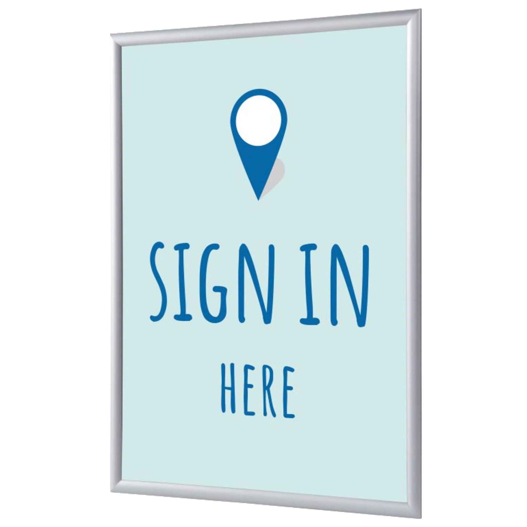 Showdown® Displays Bilderwechselrahmen DIN A1 Sign in here – Produktbild 2