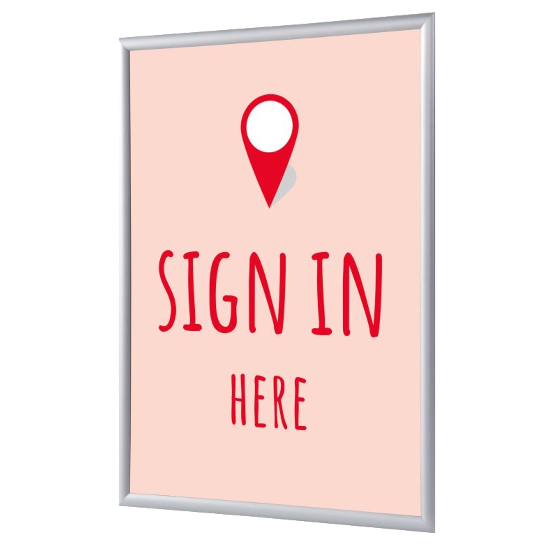Showdown® Displays Bilderwechselrahmen DIN A1 Sign in here