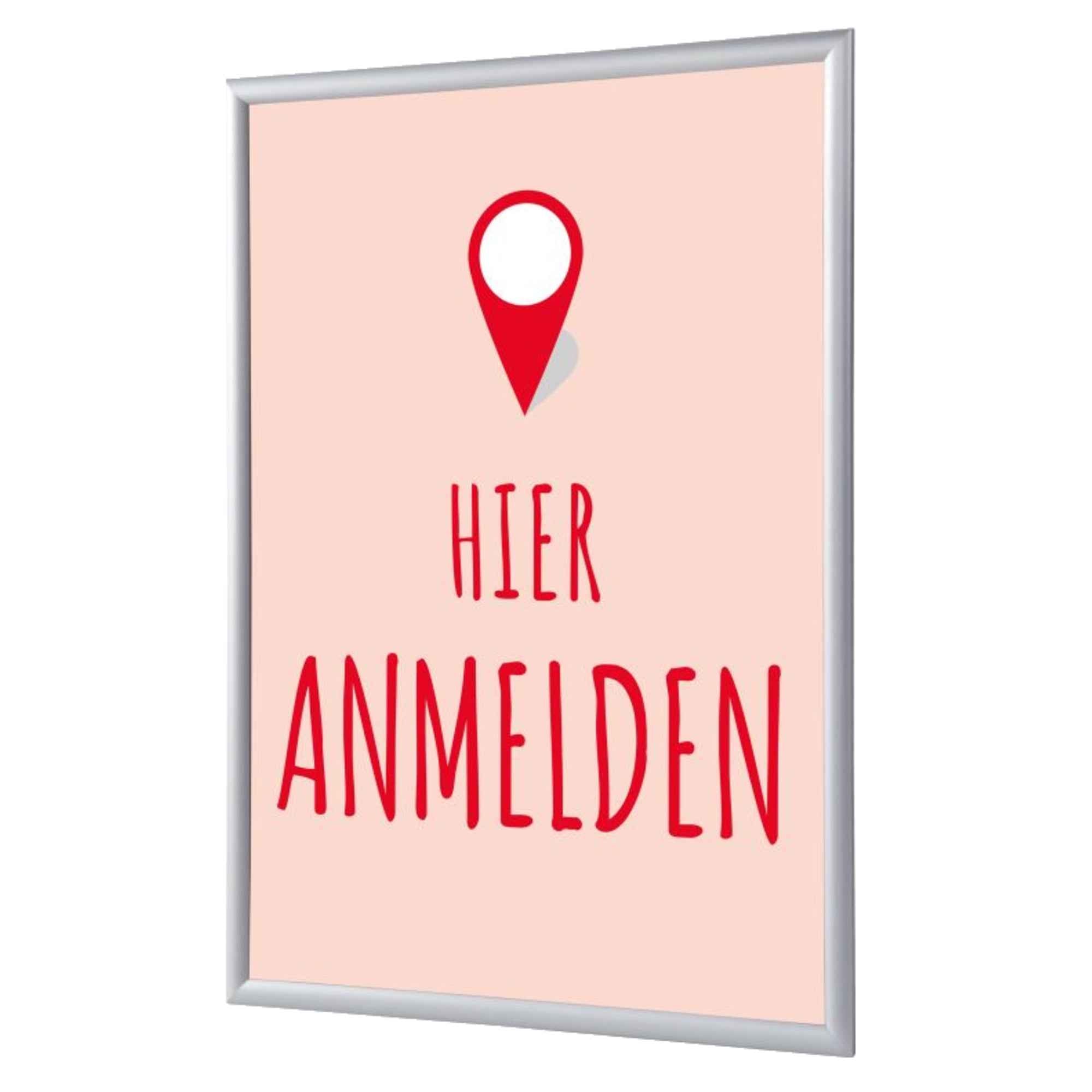 Showdown® Displays Bilderwechselrahmen DIN A1 Hier Anmelden