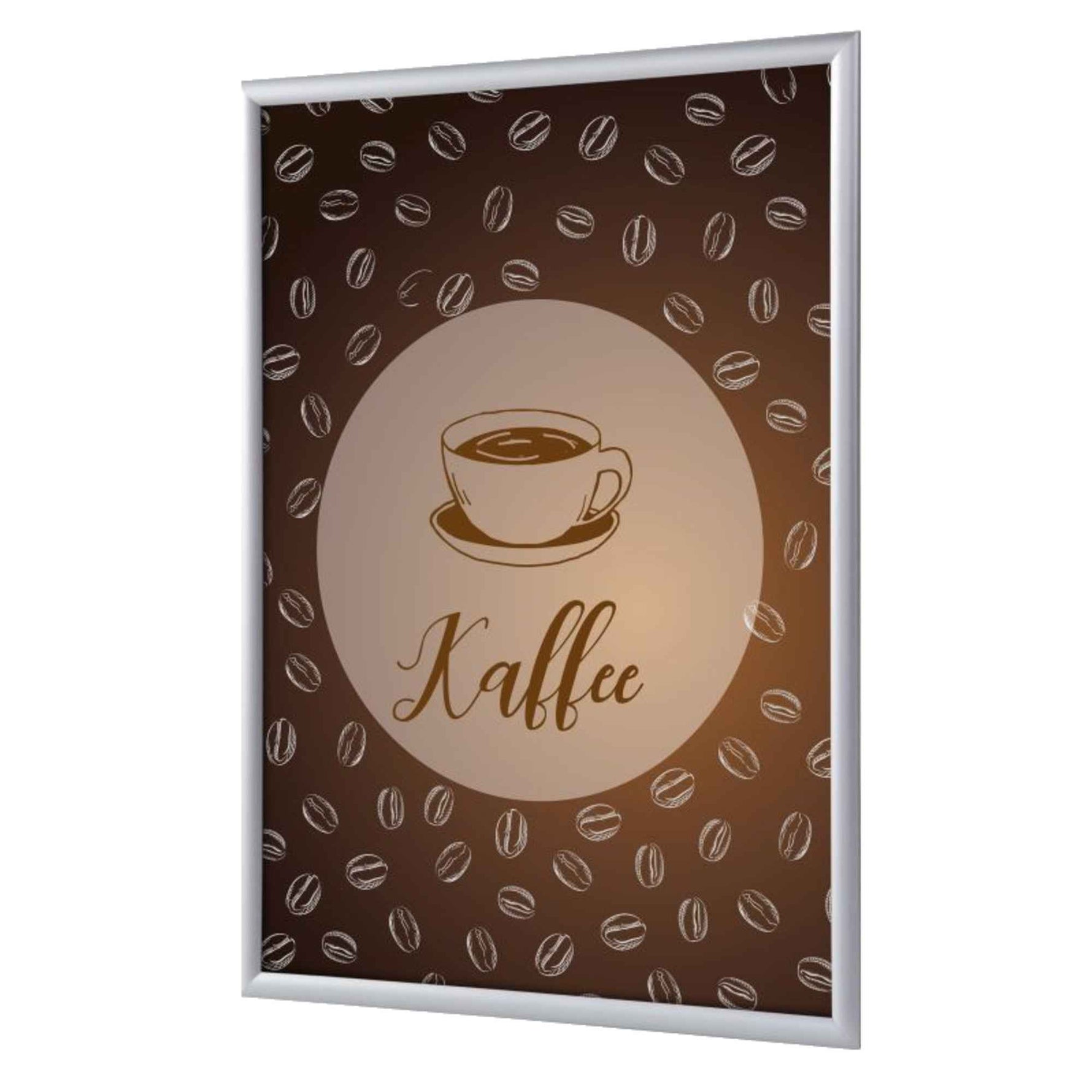 Showdown® Displays Bilderwechselrahmen DIN A4 Kaffee