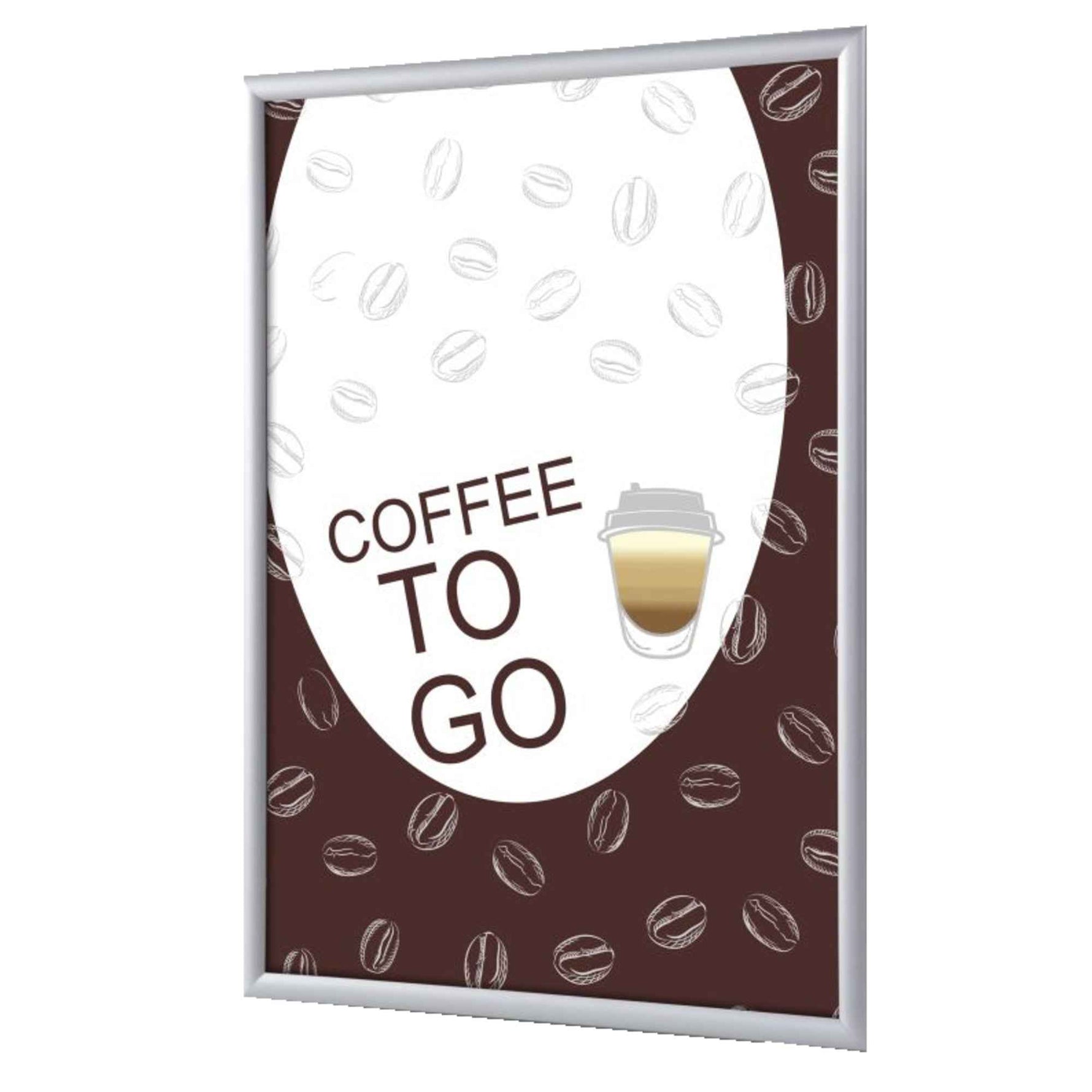 Showdown® Displays Bilderwechselrahmen DIN A4 Coffee To Go