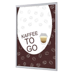Showdown® Displays Bilderwechselrahmen DIN A4 Kaffee To Go