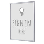 Showdown® Displays Bilderwechselrahmen DIN A4 Sign in here – Produktbild 3