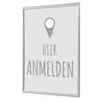 Showdown® Displays Bilderwechselrahmen DIN A4 Hier Anmelden – Produktbild 3
