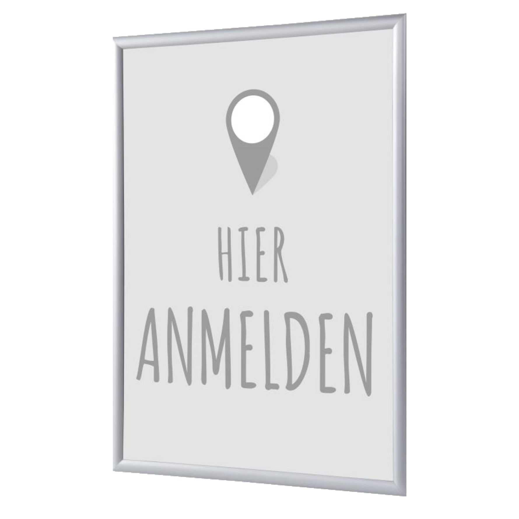Showdown® Displays Bilderwechselrahmen DIN A4 Hier Anmelden – Produktbild 3
