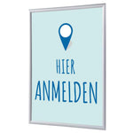 Showdown® Displays Bilderwechselrahmen DIN A4 Hier Anmelden – Produktbild 2