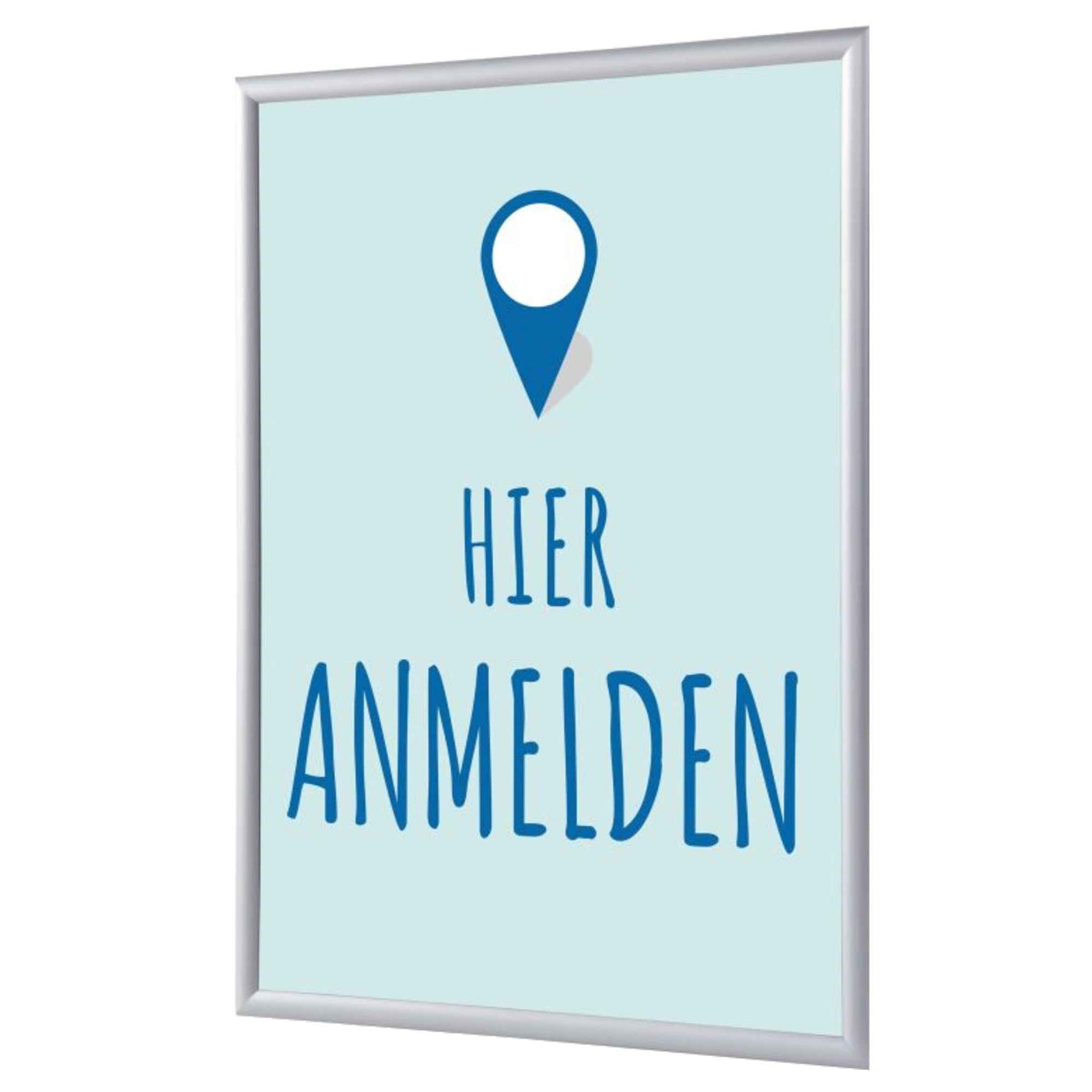 Showdown® Displays Bilderwechselrahmen DIN A4 Hier Anmelden – Produktbild 2