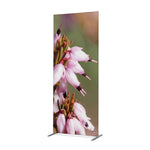 Showdown® Displays Trennwand Pinke Blume Erica