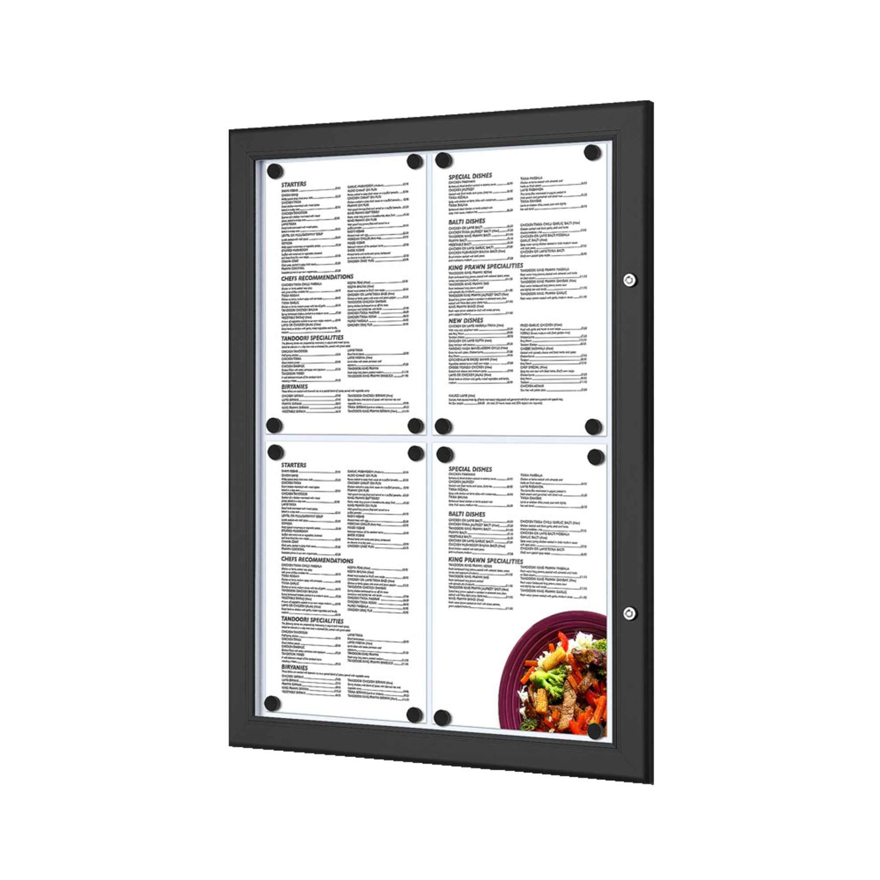 Showdown® Displays Schaukasten Outdoor 4 x DIN A4