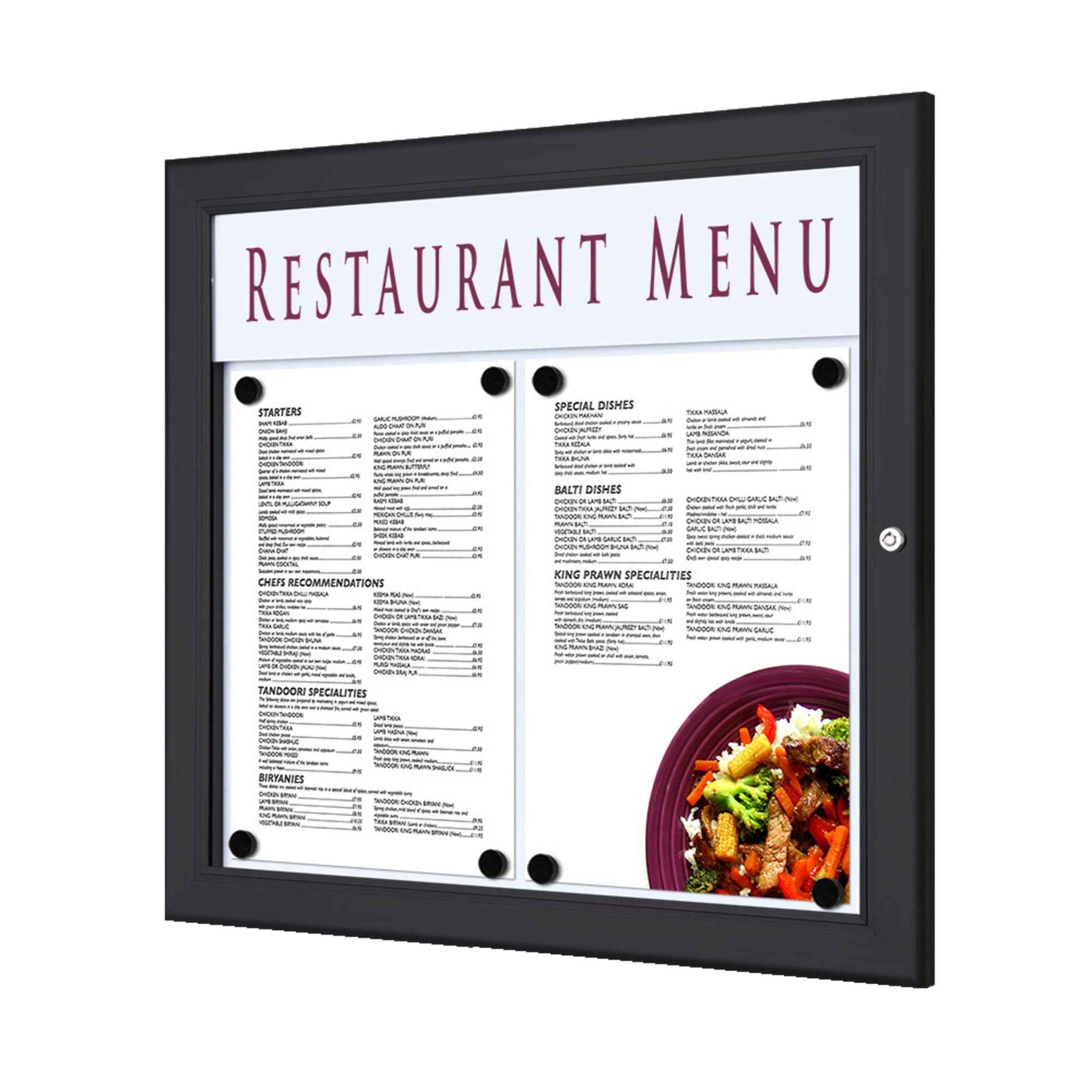 Showdown® Displays Schaukasten Outdoor 2 x DIN A4 quer