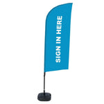 Showdown® Displays Werbesegel SIGN IN HERE - Wiepa Bürofachpartner