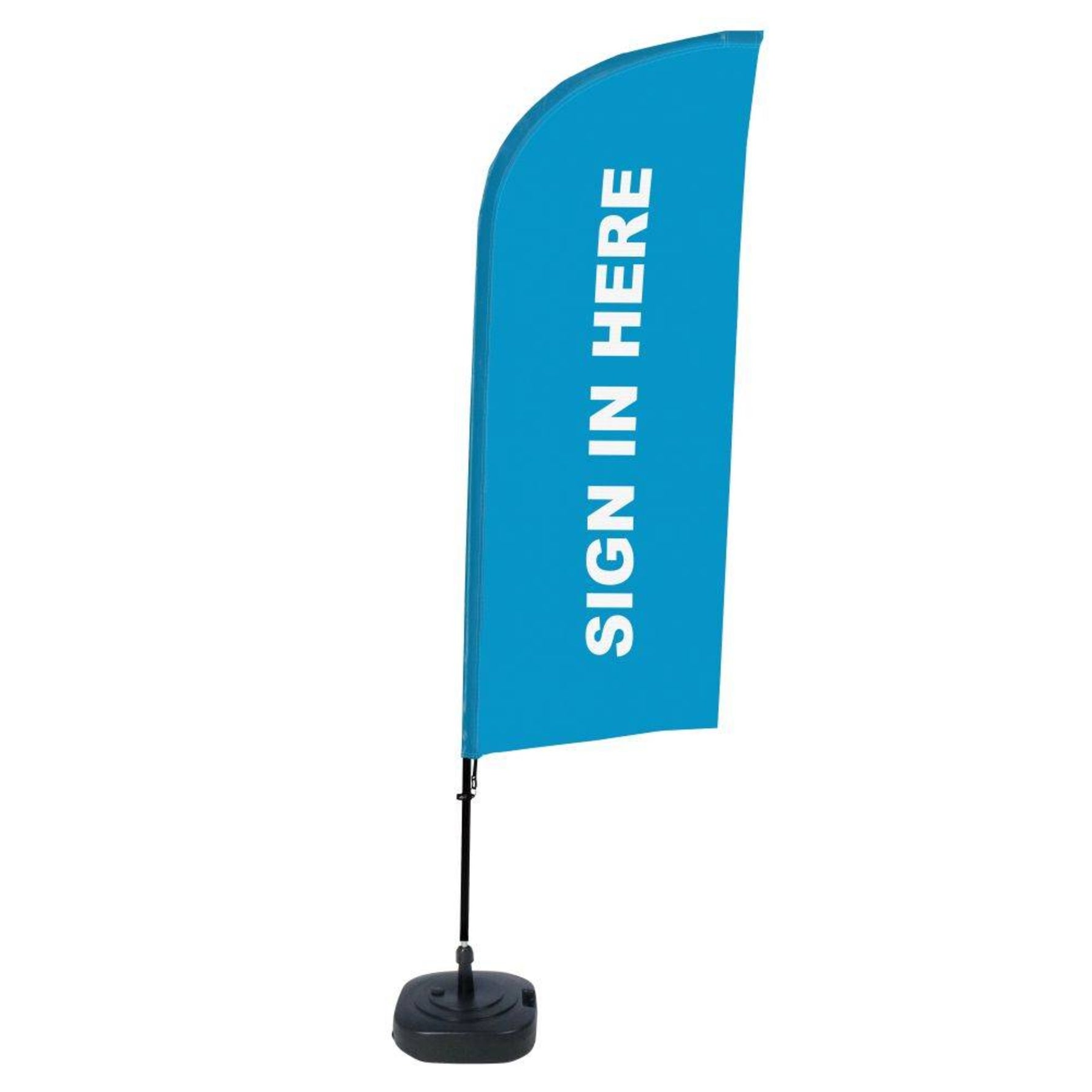 Showdown® Displays Werbesegel SIGN IN HERE - Wiepa Bürofachpartner