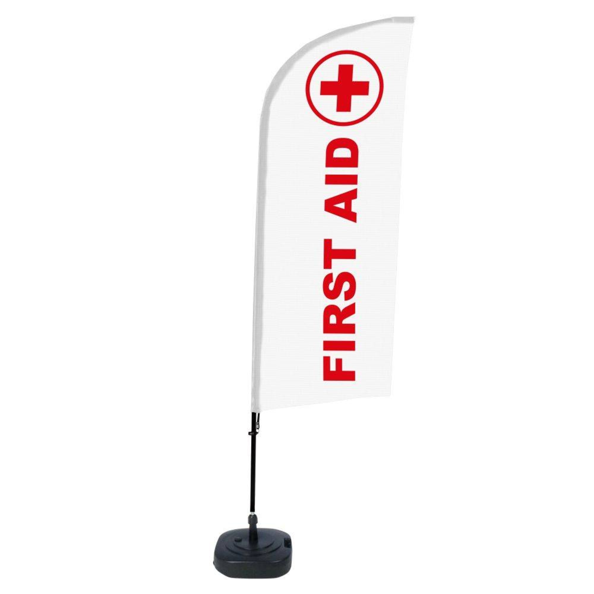 Showdown® Displays Werbesegel FIRST AID - Wiepa Bürofachpartner