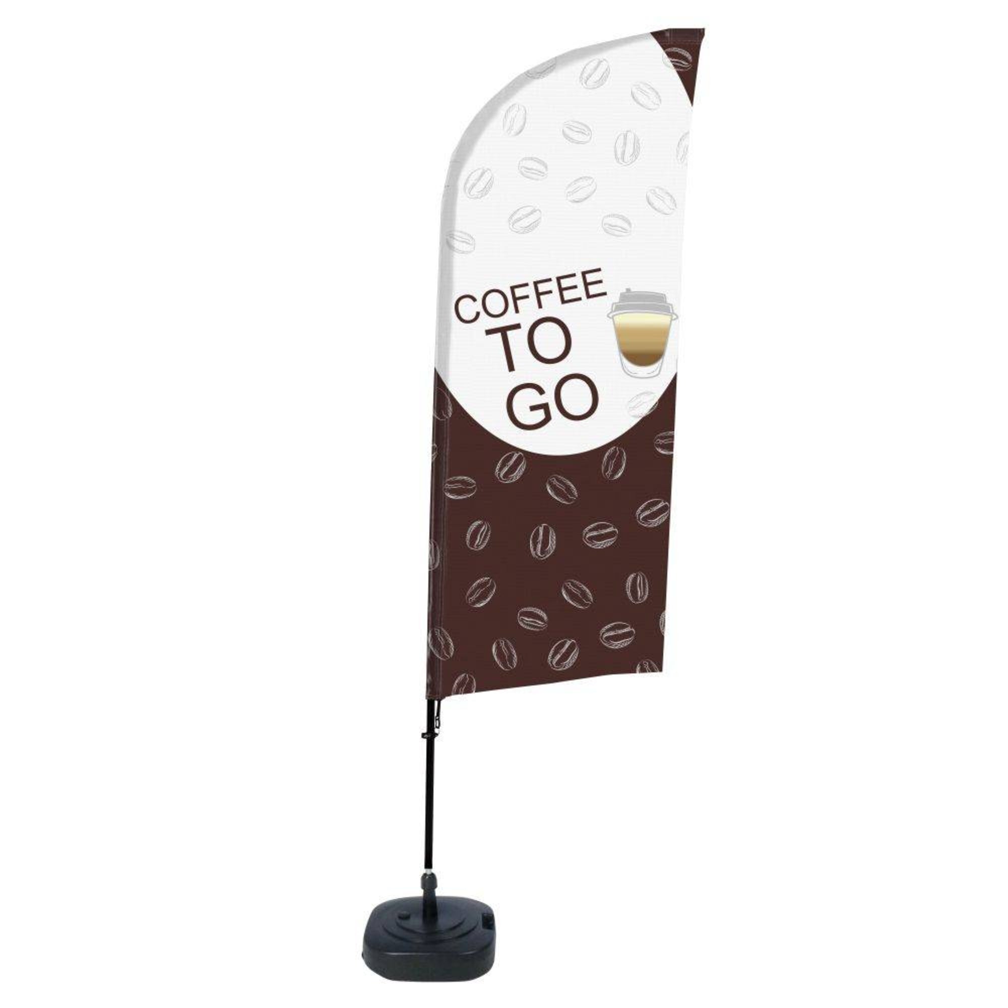 Showdown® Displays Werbesegel COFFEE TO GO - Wiepa Bürofachpartner