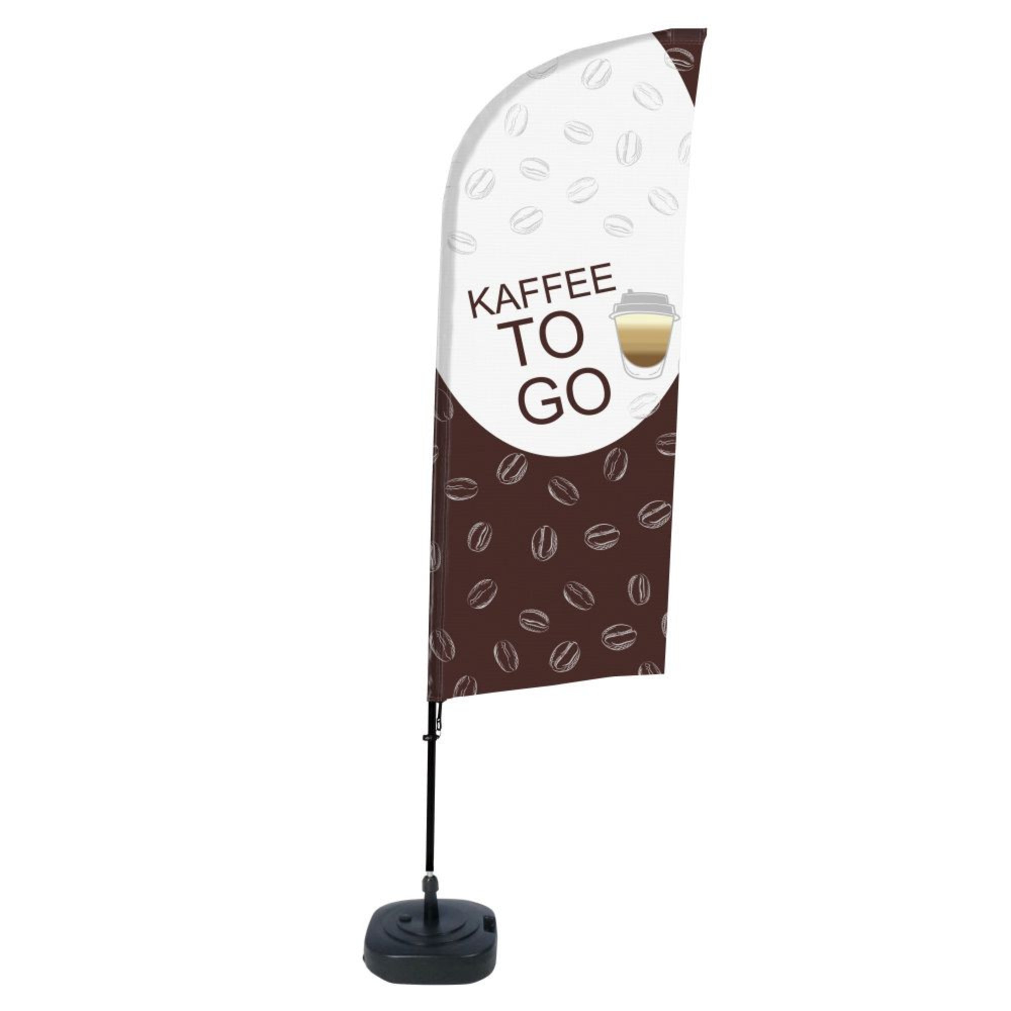 Showdown® Displays Werbesegel KAFFEE TO GO - Wiepa Bürofachpartner