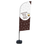 Showdown® Displays Werbesegel KAFFEE TO GO - Wiepa Bürofachpartner