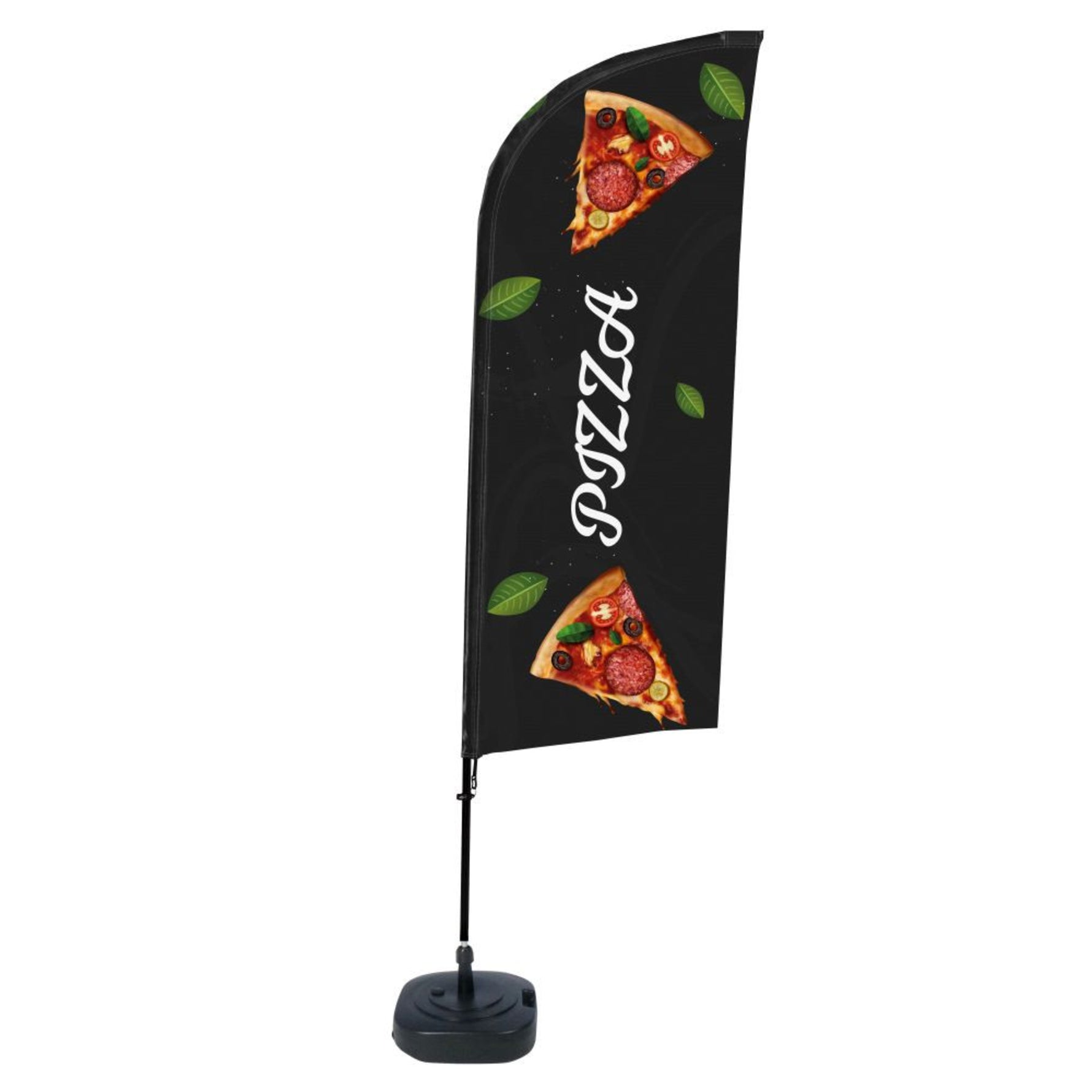 Showdown® Displays Werbesegel Pizza - Wiepa Bürofachpartner