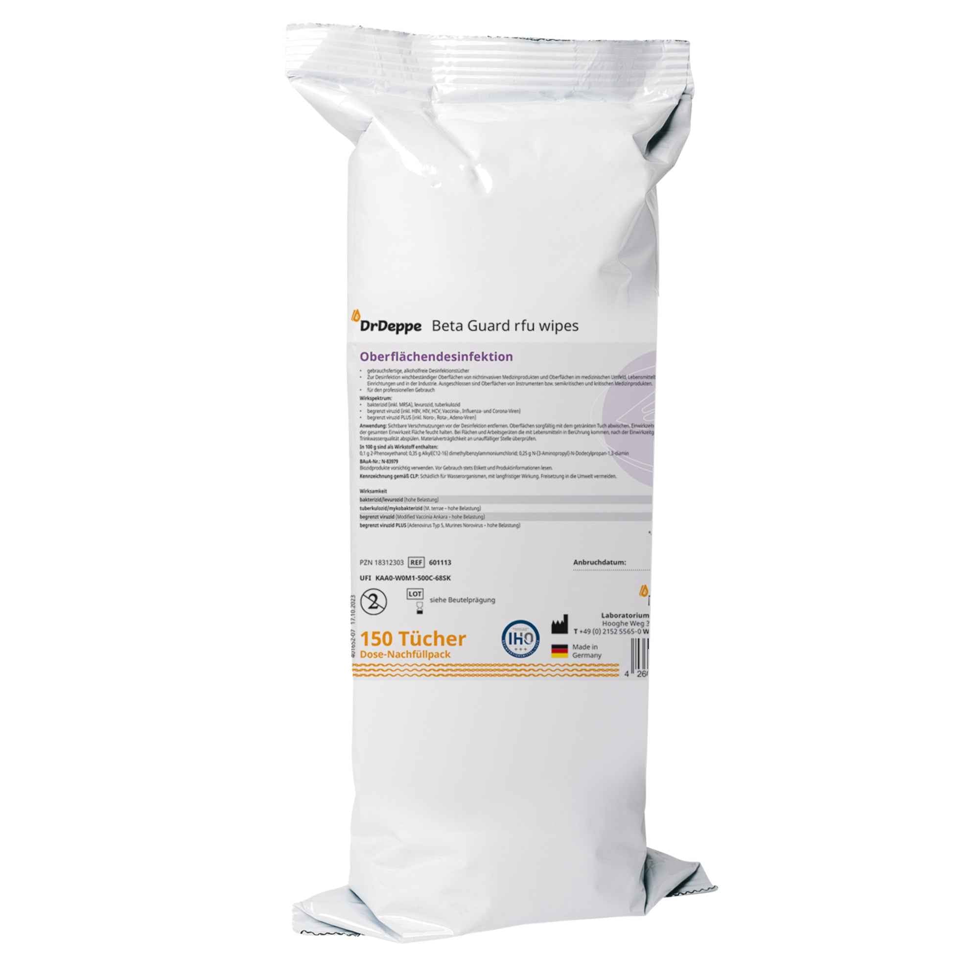 Dr. Deppe Desinfektionstücher Beta Guard rfu