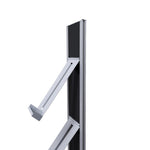 Showdown® Displays Prospektständer Design DIN A4 schwarz/alu - Wiepa Bürofachpartner