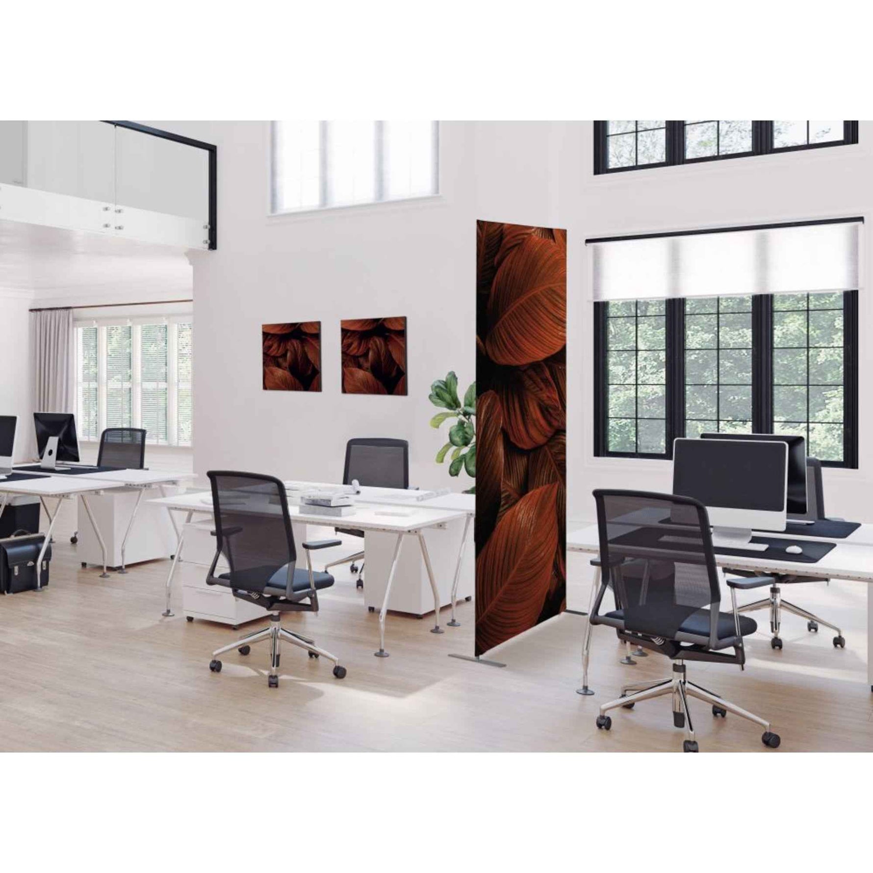 Showdown® Displays Dekobild 40 x 40 cm (B x H) Botanische Blätter