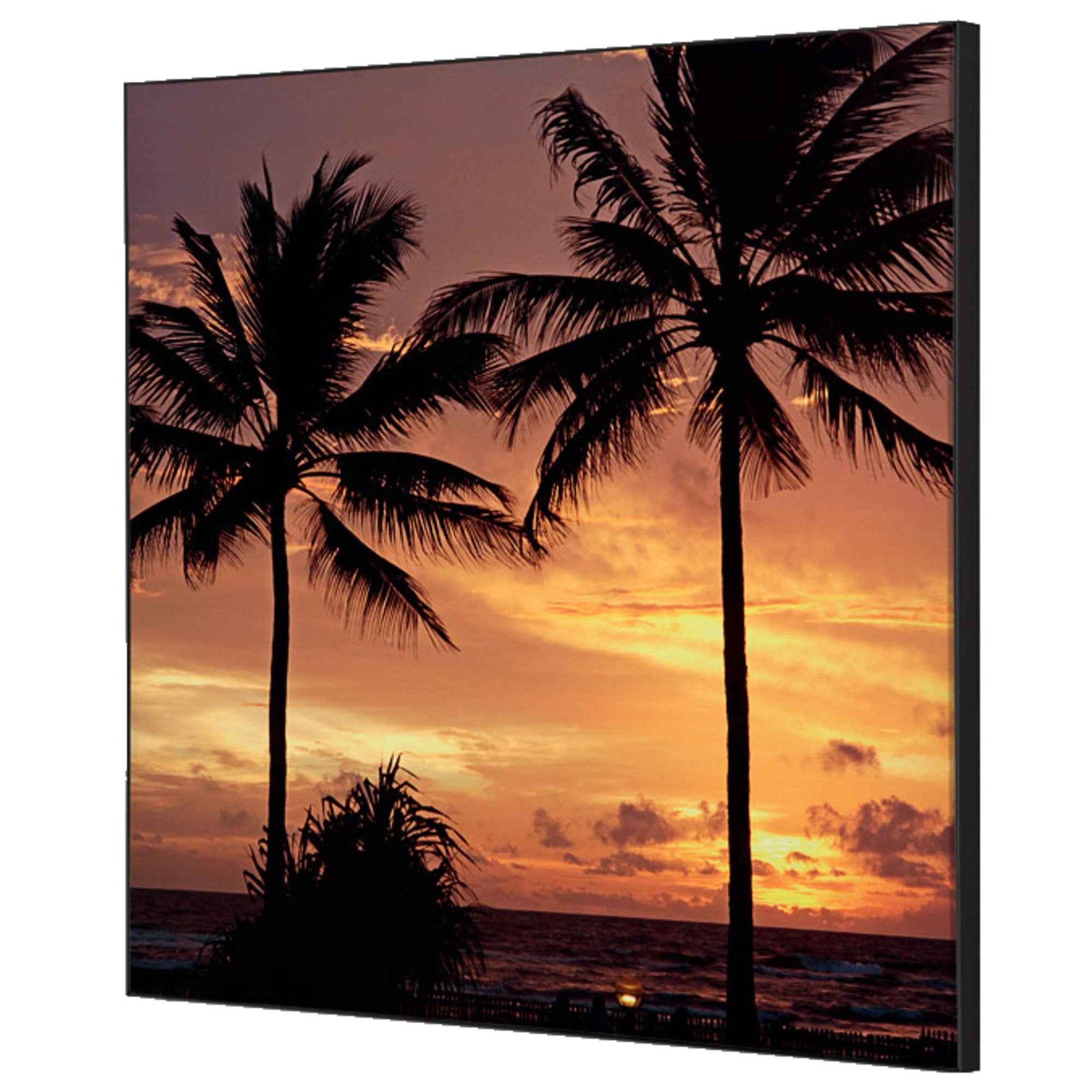 Showdown® Displays Dekobild 40 x 40 cm (B x H) Palmen Sonnenuntergang – Produktbild 2