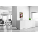Showdown® Displays Dekobild 84,1 x 59,4 cm (B x H) Pinke Blume Erica