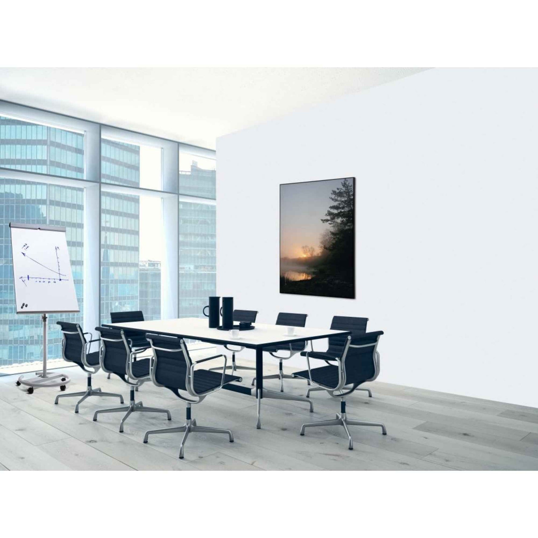 Showdown® Displays Dekobild 84,1 x 59,4 cm (B x H) Wald Sonnenaufgang – Produktbild 2