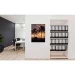 Showdown® Displays Dekobild 84,1 x 59,4 cm (B x H) Palmen Sonnenuntergang – Produktbild 2
