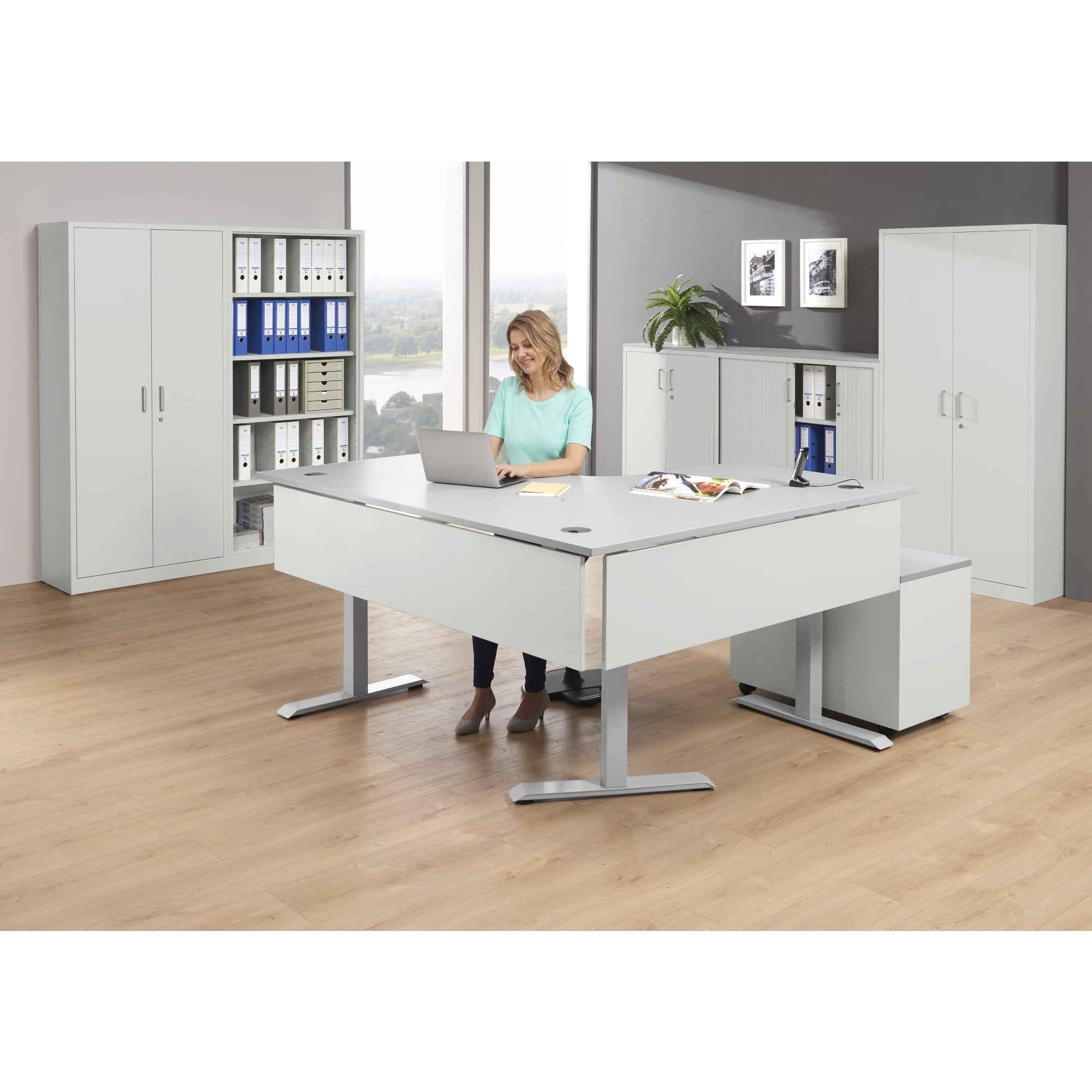 Schreibtisch FLEX MODUL Freiform links