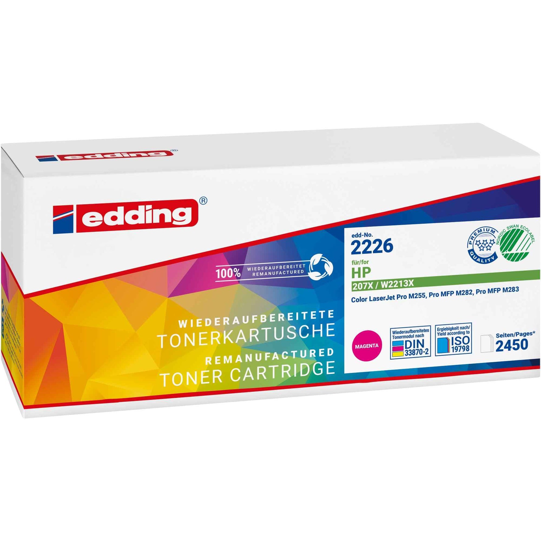 edding Toner Kompatibel mit HP 207X magenta