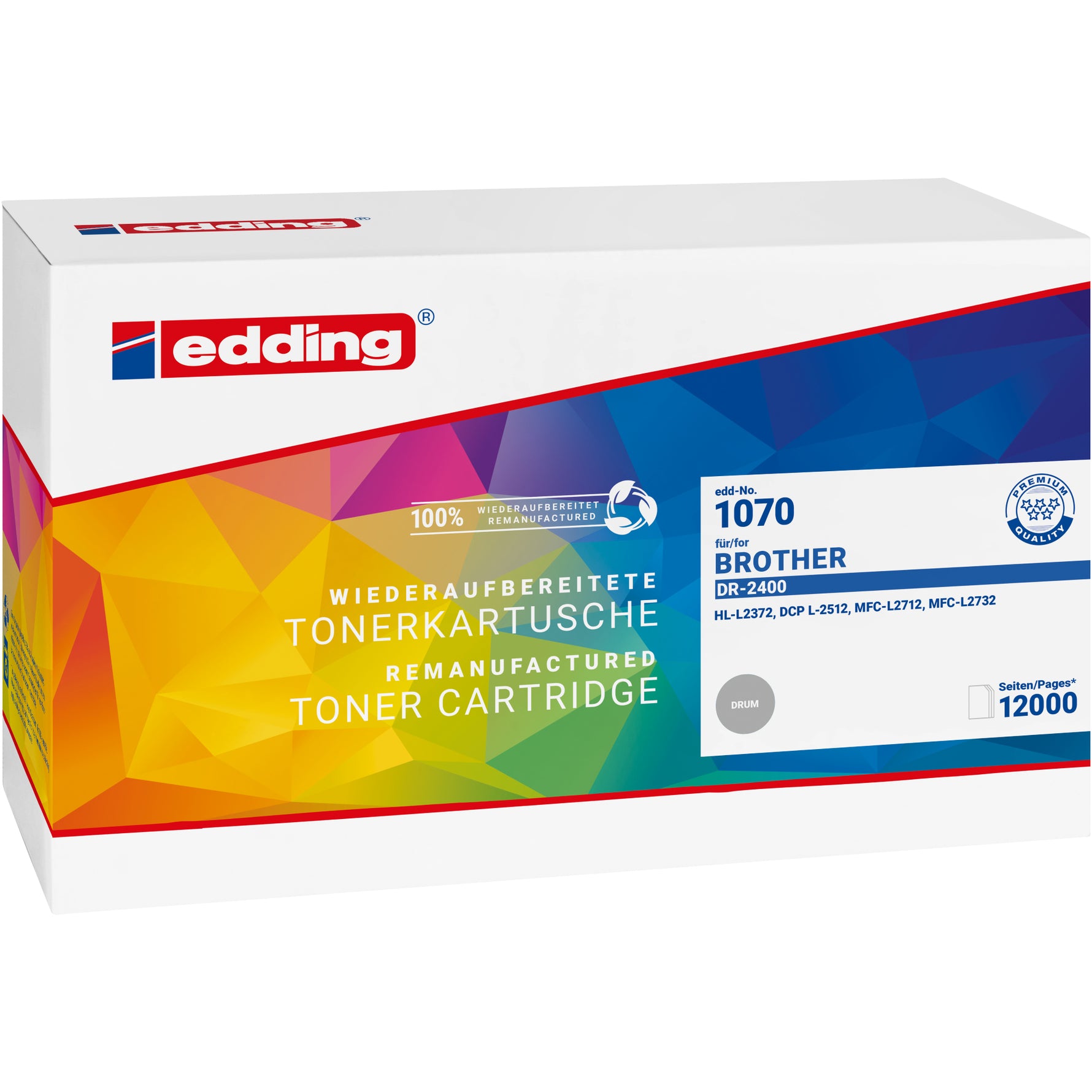 edding Trommel Kompatibel mit Brother DR-2400 - Wiepa Bürofachpartner