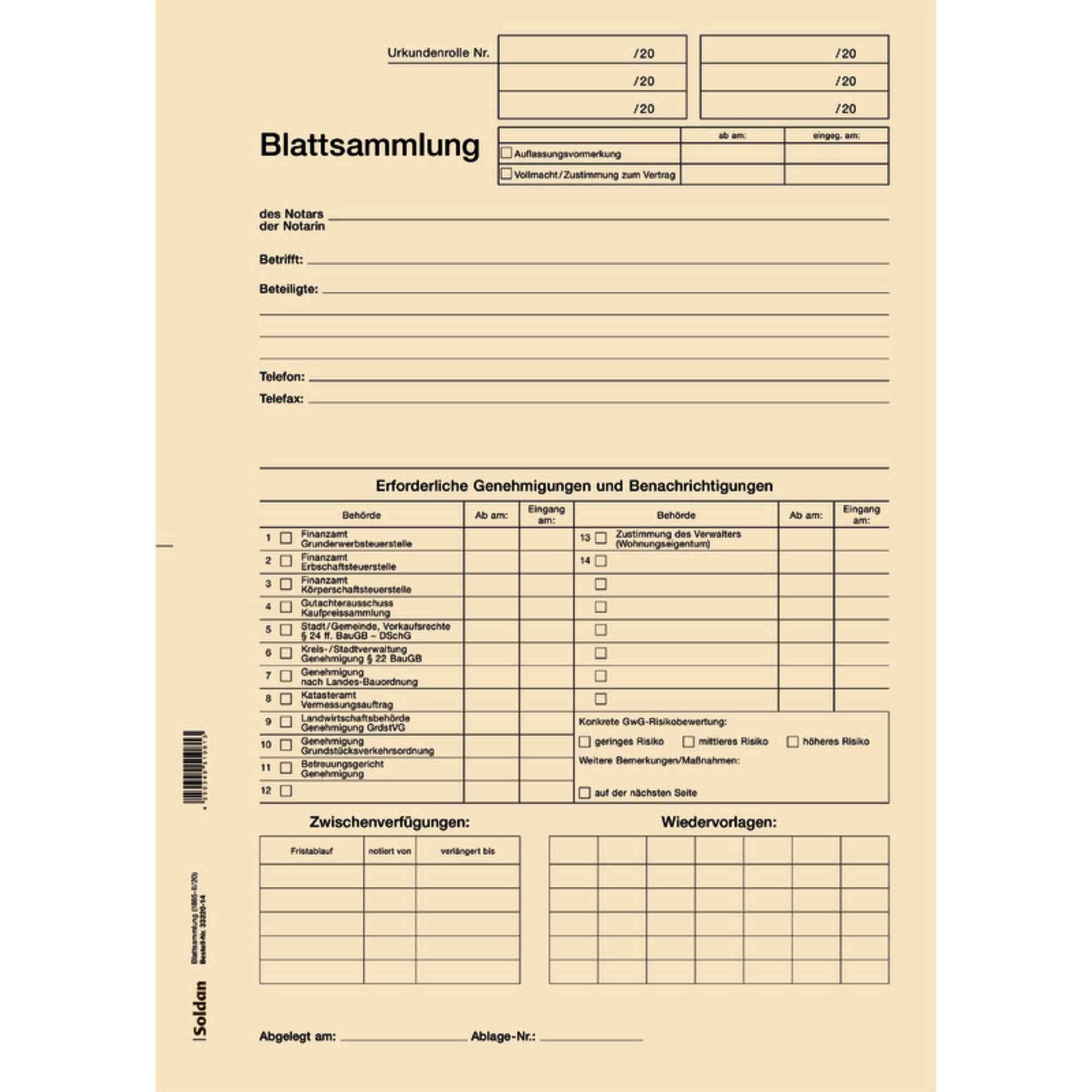 SoldanPlus Blattsammlung