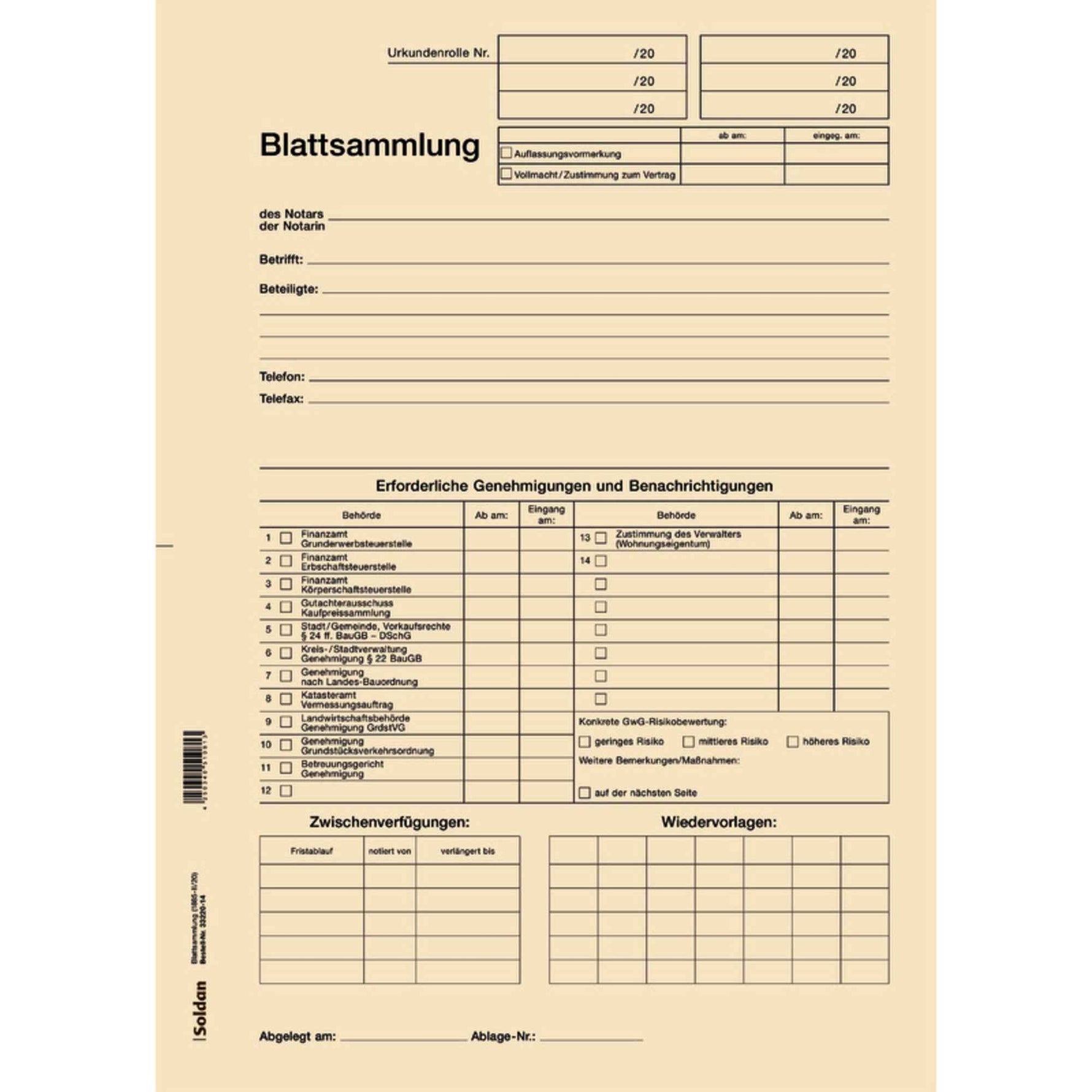 SoldanPlus Blattsammlung