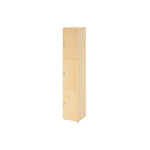 Hammerbacher Schließfachschrank 400 x 2.156 x 420 mm (B x H x T) 3 Fächer ahorn – Produktbild 3