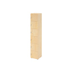 Hammerbacher Schließfachschrank 400 x 2.156 x 420 mm (B x H x T) 6 Fächer ahorn – Produktbild 3