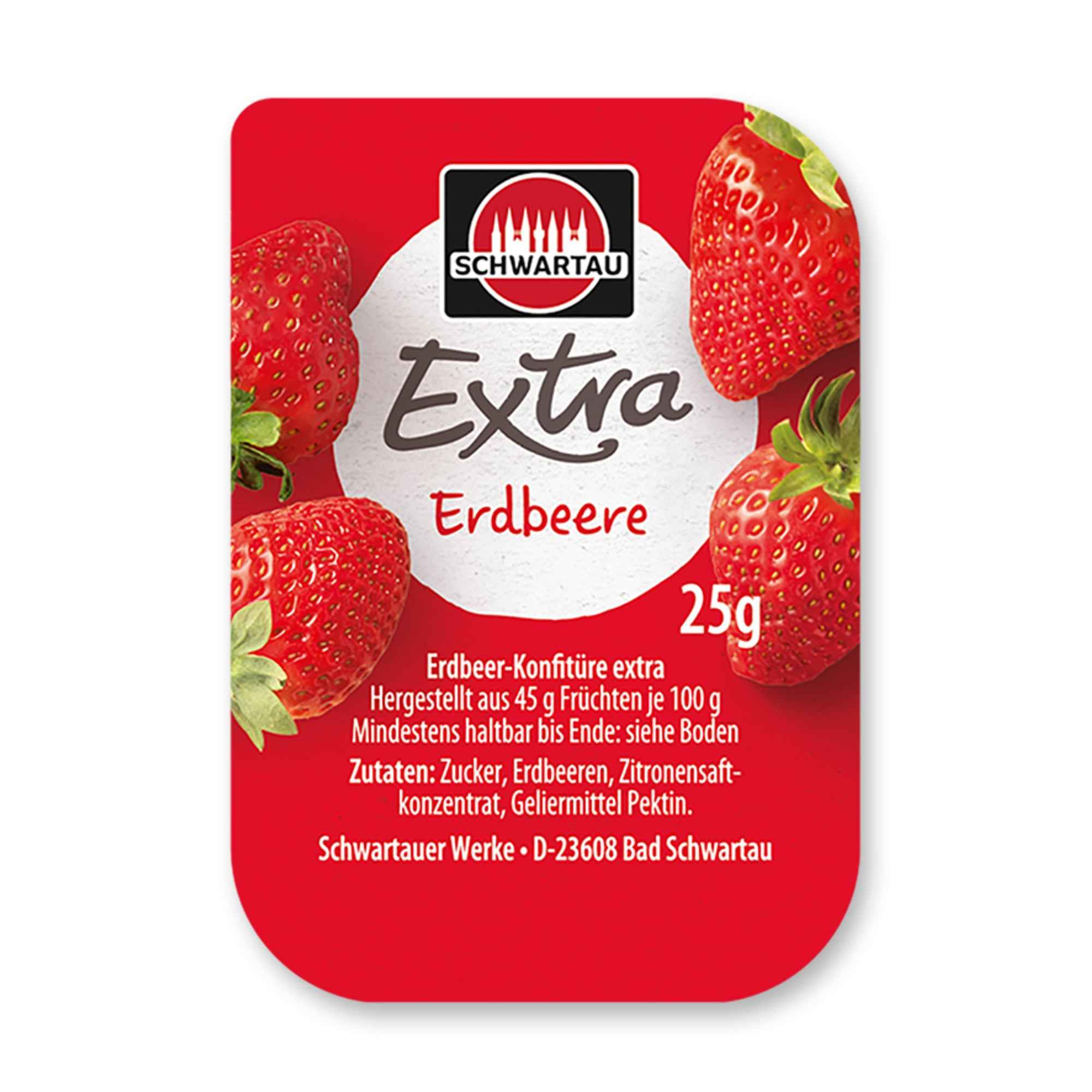 Schwartau Brotaufstrich Konfitüre Extra Erdbeer