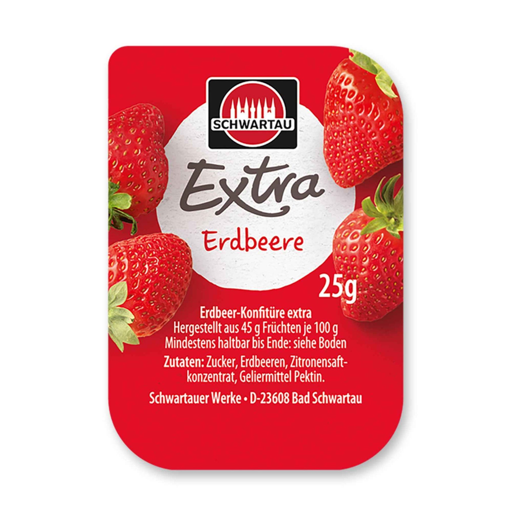 Schwartau Brotaufstrich Konfitüre Extra Erdbeer