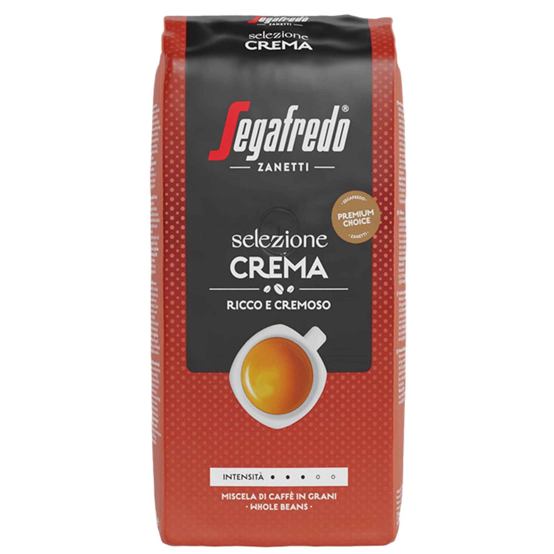 Segafredo Zanetti Kaffee selezione CREMA Arabica, Robusta 1.000 g/Pack.