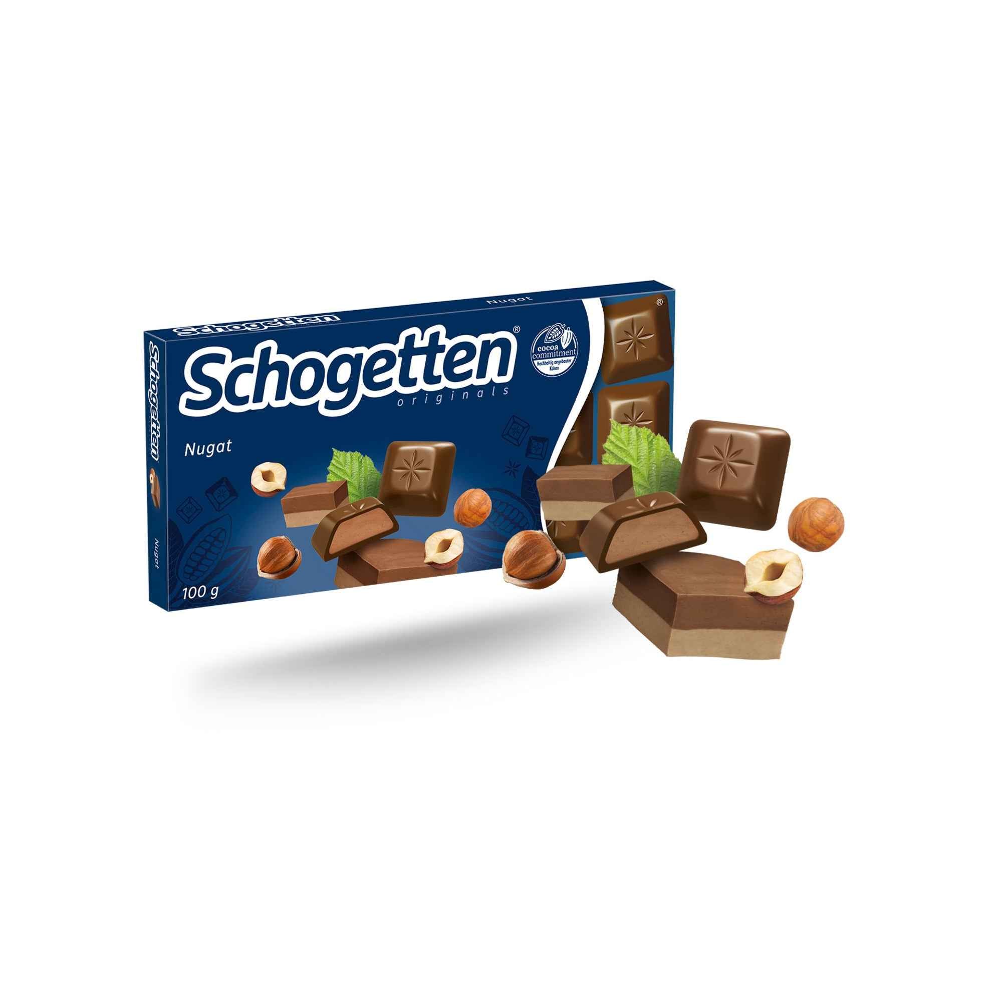Schogetten Schokolade 100 g/Pack. Nougat