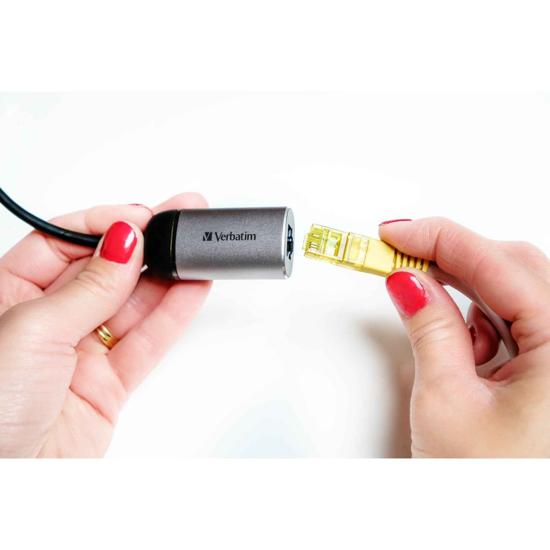 Verbatim Adapter USB-C-Stecker/LAN-Buchse