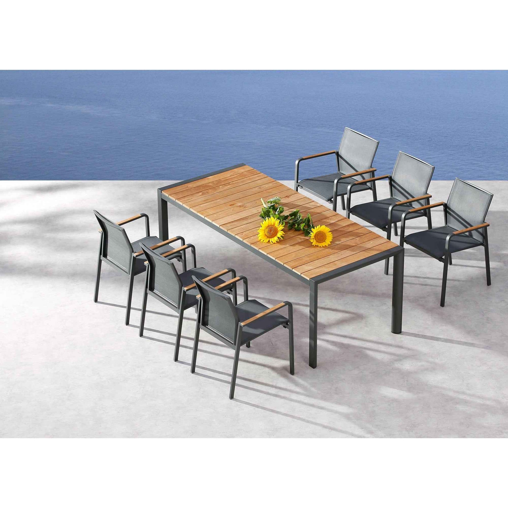 BEST Gartentisch Paros 210 x 76 x 90 cm (B x H x T)