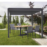 BEST Terrassenüberdachung Cadiz 360 x 250 x 720 cm (B x H x T)