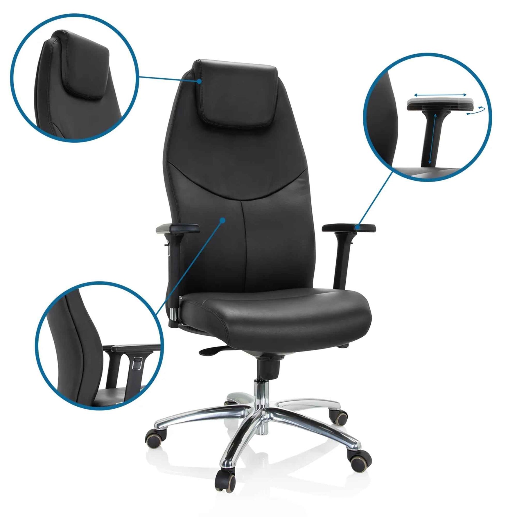 hjh OFFICE Chefsessel FERRARA