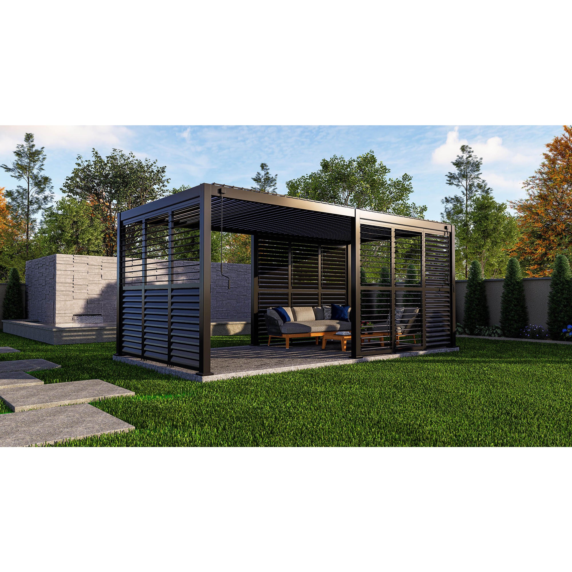 BEST Zubehör Terrassenüberdachung Shutter Best Terrassenüberdachung Cadiz 49936050 , 49953050, 49972050 - Wiepa Bürofachpartner