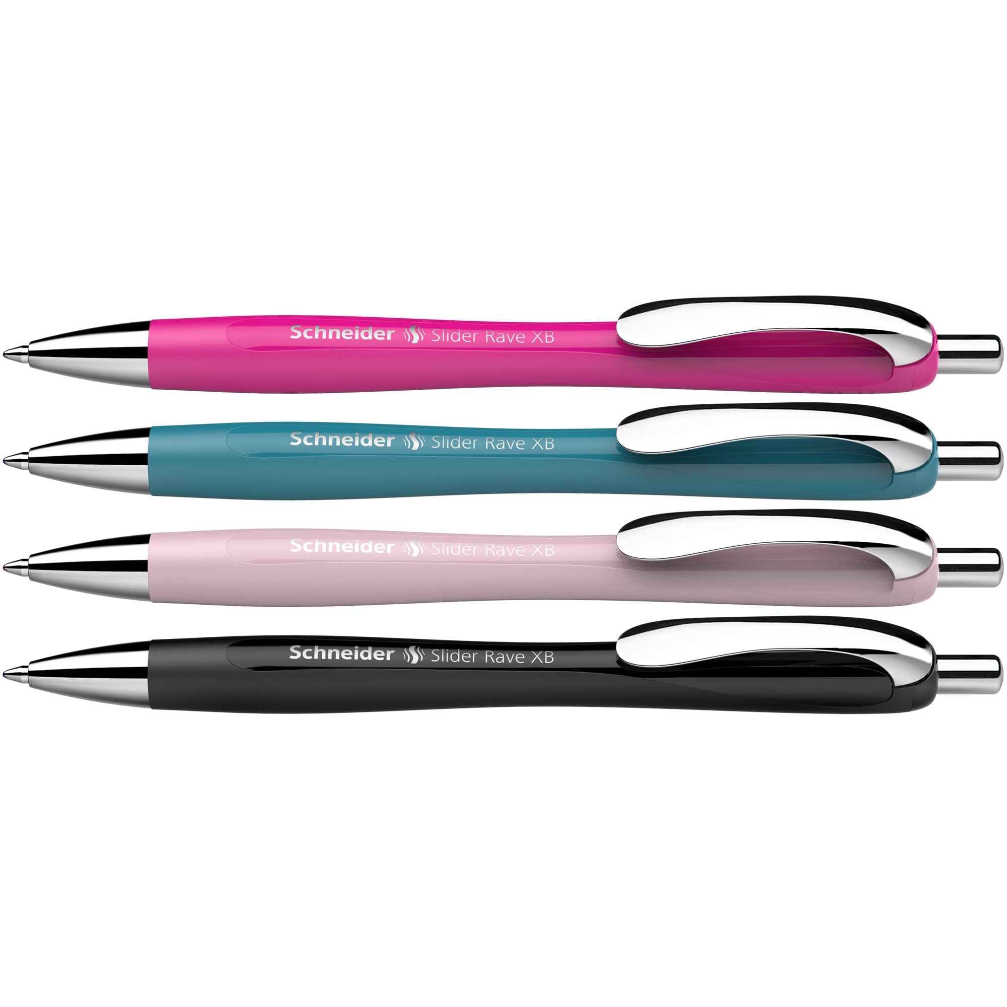 Schneider Kugelschreiber Slider Rave 4 St./Pack.