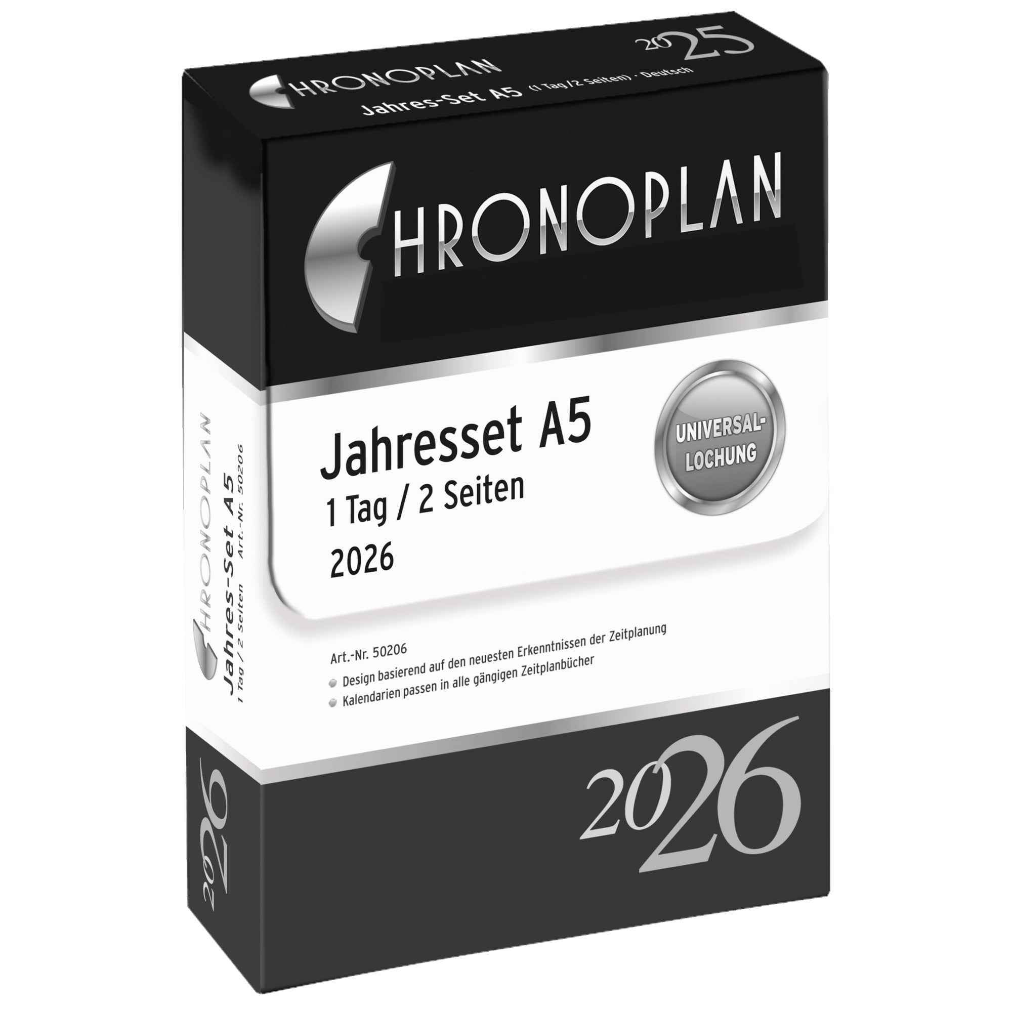 Chronoplan Einlage Kalender 2026 Jahresset inkl. Tagesplan